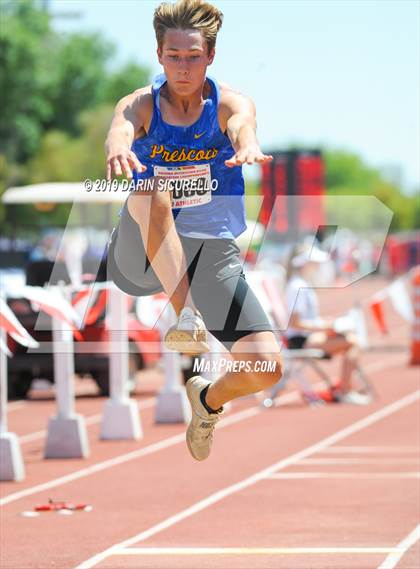 Thumbnail 2 in AIA Track & Field Championships-Fri (Boys Long Jump) photogallery.