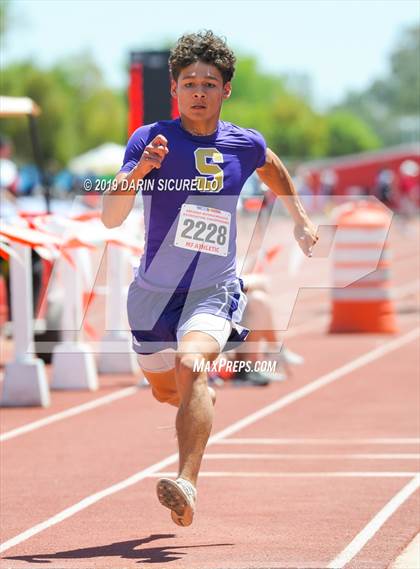 Thumbnail 1 in AIA Track & Field Championships-Fri (Boys Long Jump) photogallery.
