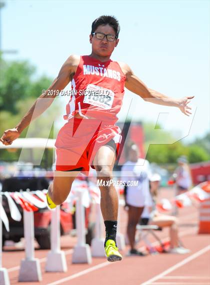 Thumbnail 2 in AIA Track & Field Championships-Fri (Boys Long Jump) photogallery.