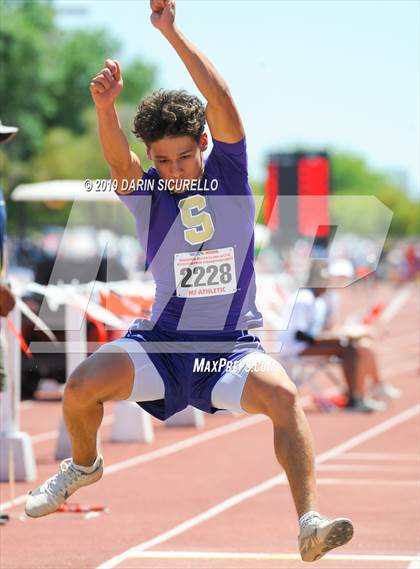 Thumbnail 2 in AIA Track & Field Championships-Fri (Boys Long Jump) photogallery.