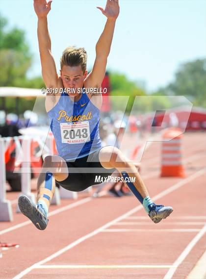 Thumbnail 2 in AIA Track & Field Championships-Fri (Boys Long Jump) photogallery.