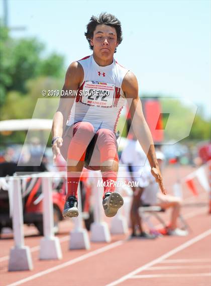 Thumbnail 3 in AIA Track & Field Championships-Fri (Boys Long Jump) photogallery.