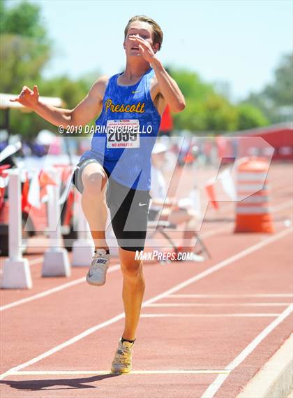 Thumbnail 1 in AIA Track & Field Championships-Fri (Boys Long Jump) photogallery.