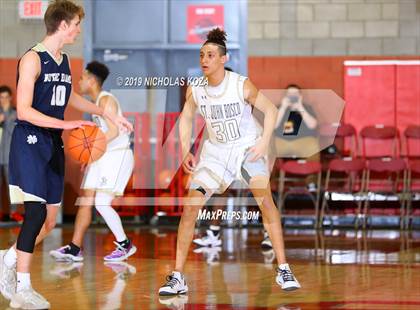Thumbnail 2 in St. John Bosco vs. Notre Dame (SO) (Nike Extravaganza) photogallery.