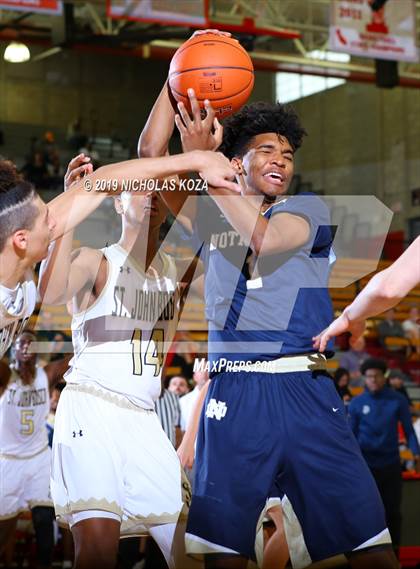 Thumbnail 1 in St. John Bosco vs. Notre Dame (SO) (Nike Extravaganza) photogallery.