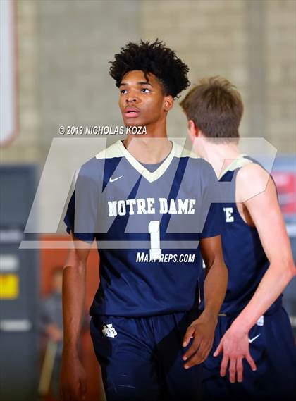 Thumbnail 2 in St. John Bosco vs. Notre Dame (SO) (Nike Extravaganza) photogallery.