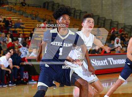 Thumbnail 1 in St. John Bosco vs. Notre Dame (SO) (Nike Extravaganza) photogallery.