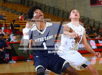 Thumbnail 2 in St. John Bosco vs. Notre Dame (SO) (Nike Extravaganza) photogallery.