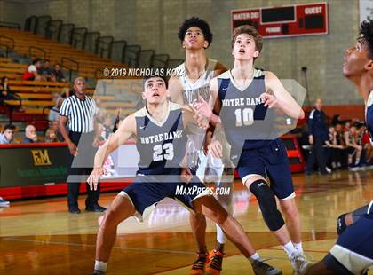 Thumbnail 3 in St. John Bosco vs. Notre Dame (SO) (Nike Extravaganza) photogallery.