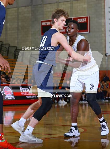 Thumbnail 1 in St. John Bosco vs. Notre Dame (SO) (Nike Extravaganza) photogallery.