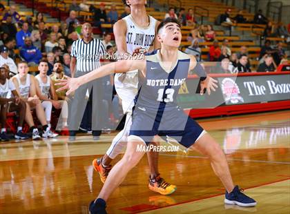 Thumbnail 1 in St. John Bosco vs. Notre Dame (SO) (Nike Extravaganza) photogallery.