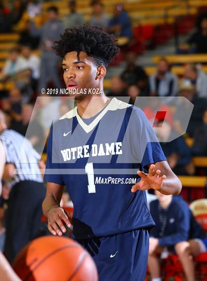 Thumbnail 2 in St. John Bosco vs. Notre Dame (SO) (Nike Extravaganza) photogallery.