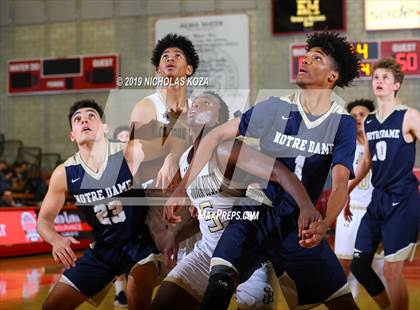Thumbnail 1 in St. John Bosco vs. Notre Dame (SO) (Nike Extravaganza) photogallery.