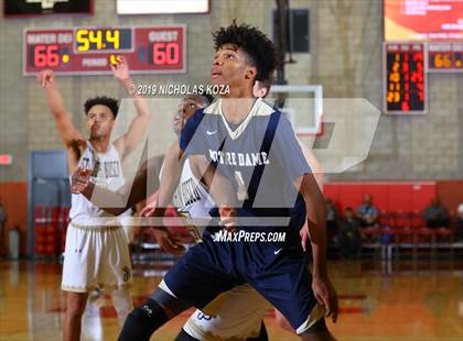 Thumbnail 3 in St. John Bosco vs. Notre Dame (SO) (Nike Extravaganza) photogallery.