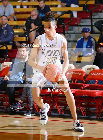 Thumbnail 1 in St. John Bosco vs. Notre Dame (SO) (Nike Extravaganza) photogallery.