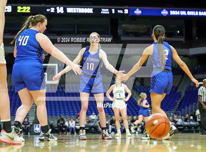 Thumbnail 3 in Newcastle vs. Westbrook (UIL 1A Basketball Semifinal) photogallery.