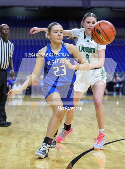 Thumbnail 3 in Newcastle vs. Westbrook (UIL 1A Basketball Semifinal) photogallery.