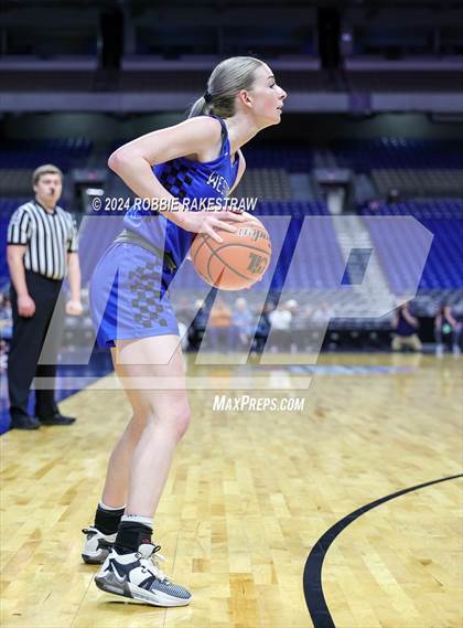 Thumbnail 2 in Newcastle vs. Westbrook (UIL 1A Basketball Semifinal) photogallery.