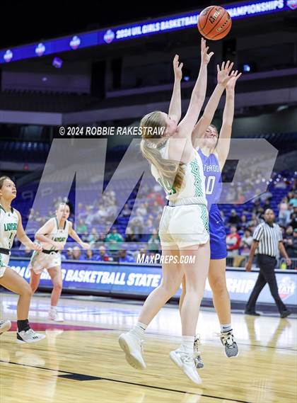 Thumbnail 2 in Newcastle vs. Westbrook (UIL 1A Basketball Semifinal) photogallery.