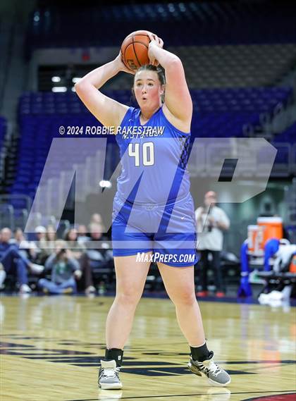 Thumbnail 2 in Newcastle vs. Westbrook (UIL 1A Basketball Semifinal) photogallery.