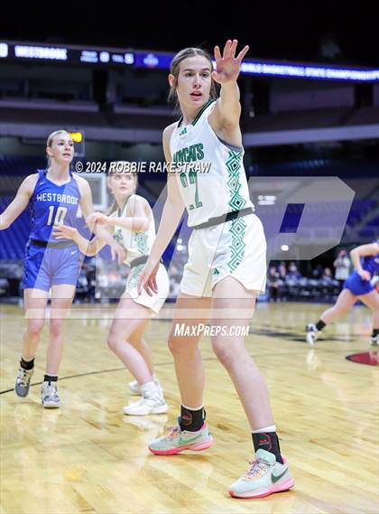 Thumbnail 2 in Newcastle vs. Westbrook (UIL 1A Basketball Semifinal) photogallery.