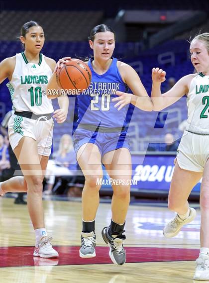 Thumbnail 3 in Newcastle vs. Westbrook (UIL 1A Basketball Semifinal) photogallery.