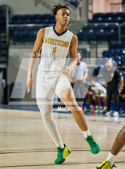 Thumbnail 1 in Worthing vs. Mickey Leland College Prep (Houston ISD Tournament) photogallery.
