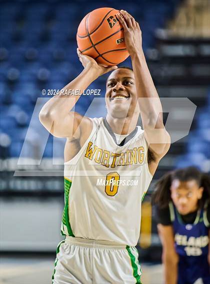 Thumbnail 3 in Worthing vs. Mickey Leland College Prep (Houston ISD Tournament) photogallery.