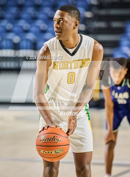 Thumbnail 1 in Worthing vs. Mickey Leland College Prep (Houston ISD Tournament) photogallery.