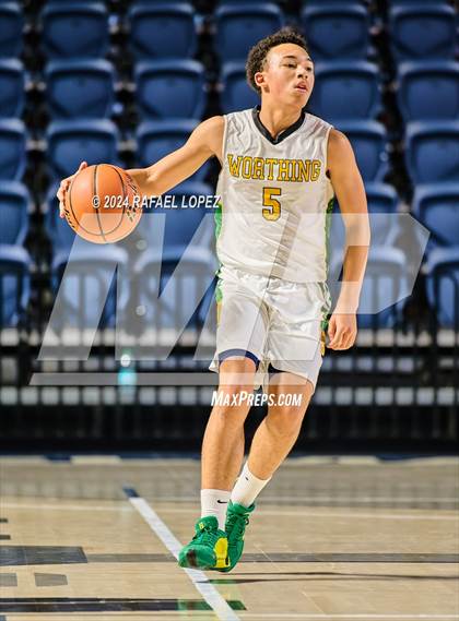 Thumbnail 2 in Worthing vs. Mickey Leland College Prep (Houston ISD Tournament) photogallery.