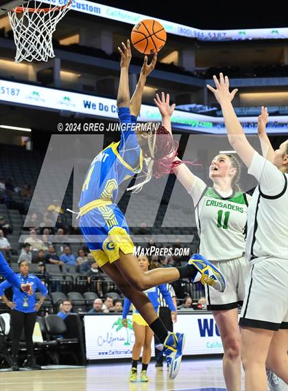 Thumbnail 2 in Grossmont @ St. Bernard's (CIF State D4 Final) photogallery.