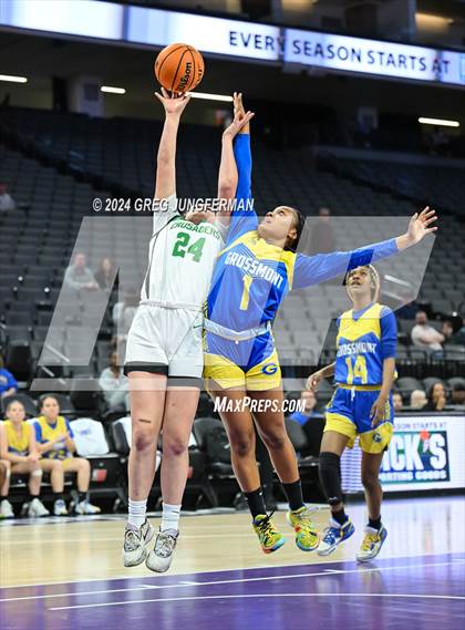 Thumbnail 3 in Grossmont @ St. Bernard's (CIF State D4 Final) photogallery.
