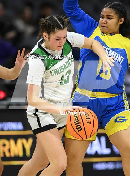 Thumbnail 1 in Grossmont @ St. Bernard's (CIF State D4 Final) photogallery.
