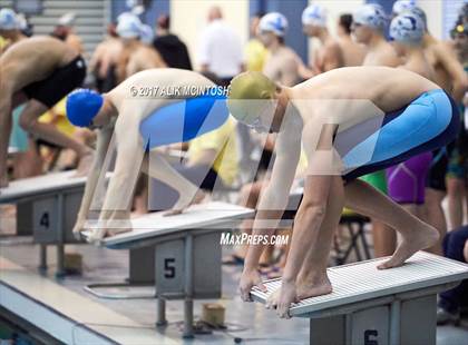 Thumbnail 3 in NCHSAA 1A/2A State Swimming Championship (Finals) photogallery.
