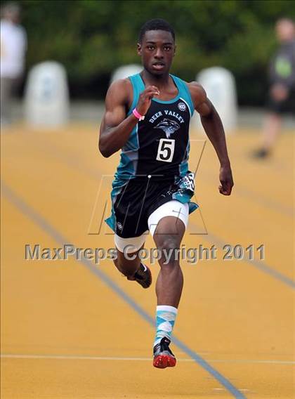 Thumbnail 1 in CIF NCS Masters Track & Field Championships (Boys Track) photogallery.