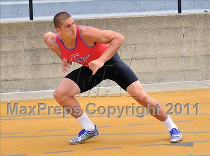 Thumbnail 3 in CIF NCS Masters Track & Field Championships (Boys Track) photogallery.