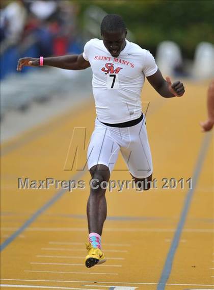 Thumbnail 2 in CIF NCS Masters Track & Field Championships (Boys Track) photogallery.