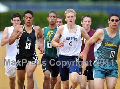 Thumbnail 3 in CIF NCS Masters Track & Field Championships (Boys Track) photogallery.