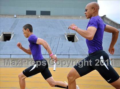 Thumbnail 3 in CIF NCS Masters Track & Field Championships (Boys Track) photogallery.
