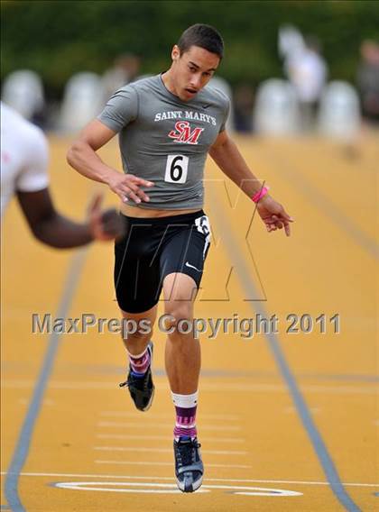 Thumbnail 2 in CIF NCS Masters Track & Field Championships (Boys Track) photogallery.