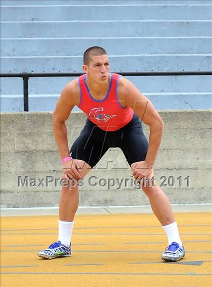 Thumbnail 3 in CIF NCS Masters Track & Field Championships (Boys Track) photogallery.