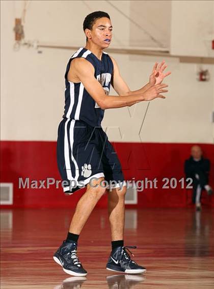 Thumbnail 3 in Rolling Hills Prep vs. St. Genevieve (War On The Floor) photogallery.