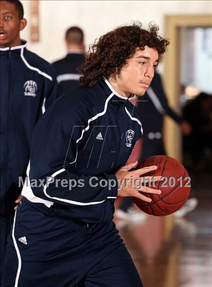 Thumbnail 1 in Rolling Hills Prep vs. St. Genevieve (War On The Floor) photogallery.
