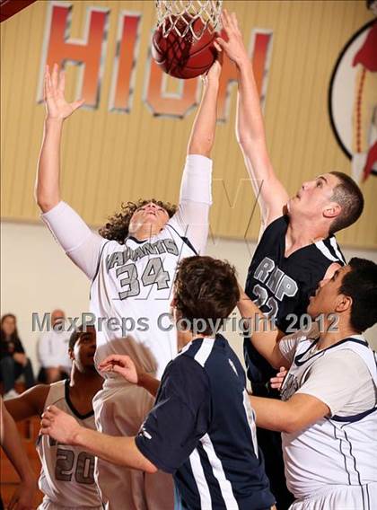 Thumbnail 3 in Rolling Hills Prep vs. St. Genevieve (War On The Floor) photogallery.