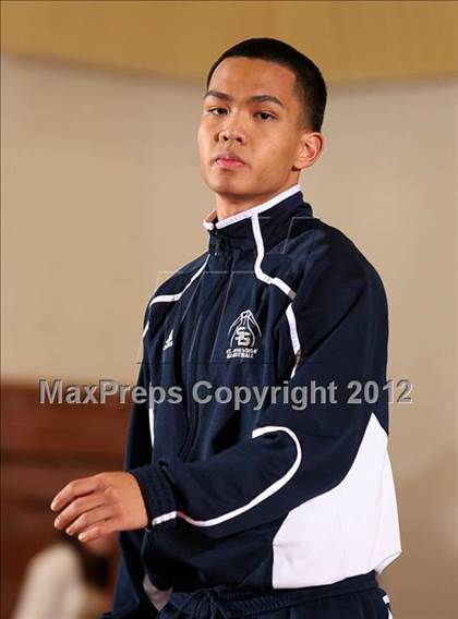 Thumbnail 1 in Rolling Hills Prep vs. St. Genevieve (War On The Floor) photogallery.