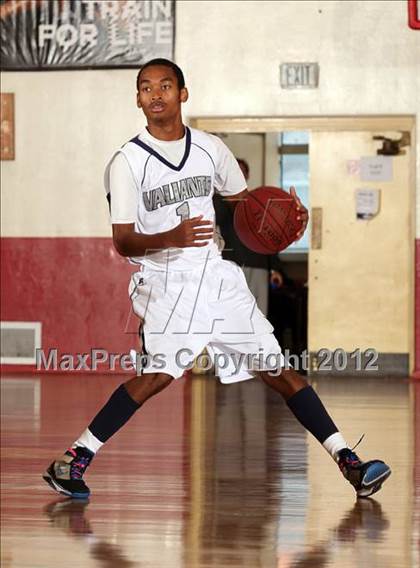 Thumbnail 3 in Rolling Hills Prep vs. St. Genevieve (War On The Floor) photogallery.