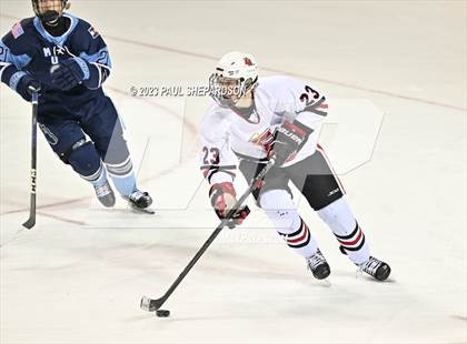 Thumbnail 3 in Denver East vs. Ralston Valley (CHSAA 5A Semifinals) photogallery.