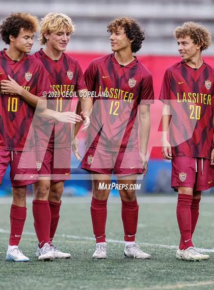 Thumbnail 2 in River Ridge vs. Lassiter (GHSA 6A Championship) photogallery.