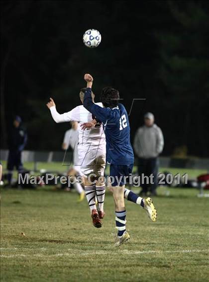 Thumbnail 2 in Northeastern Clinton vs Burke Catholic (NYSPHSAA Class B Semifinal) photogallery.