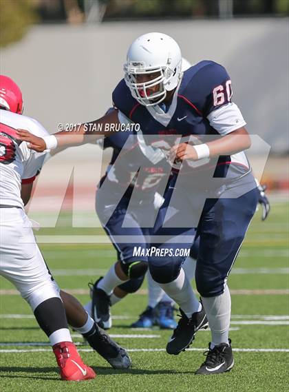 Thumbnail 3 in Elsinore Tigers vs Beckman Patriots photogallery.